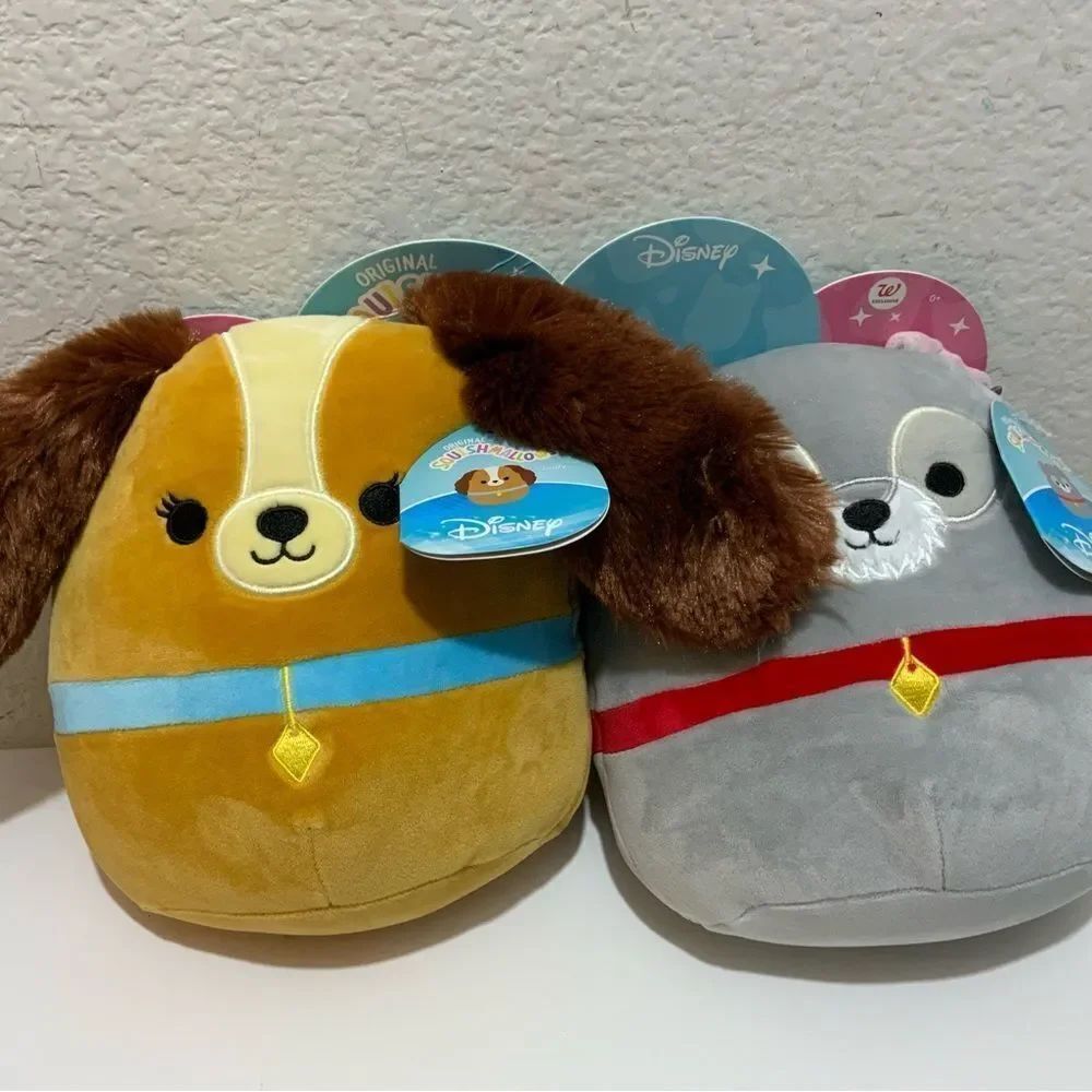 Disney Lady &The Tramp 8” Squishmallow Pair
